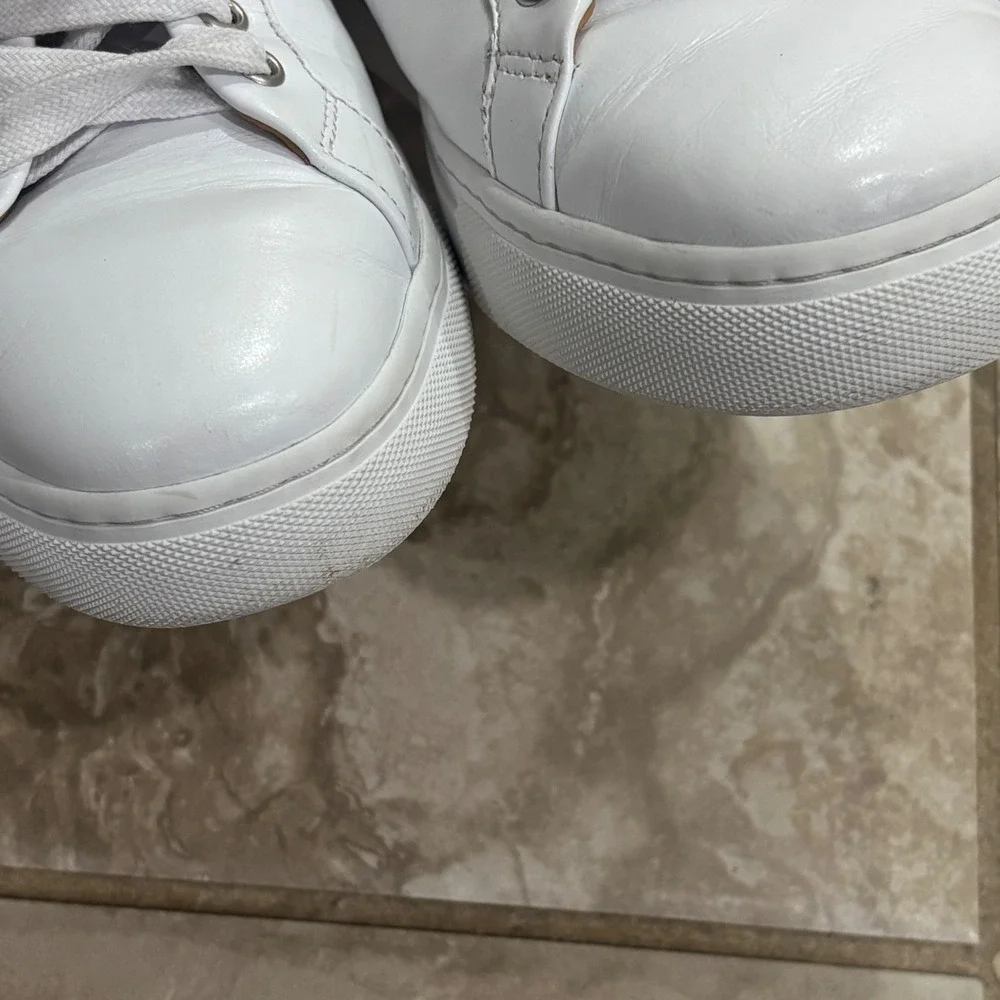 Thursday Boot Company Premier Low Top White Leather Sneakers Womens‎ 7.5